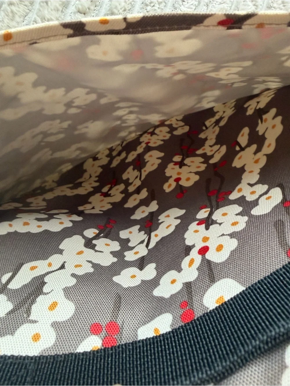Skip Hop Duo Diaper Bag in Discontinued Cherry Blossom Print